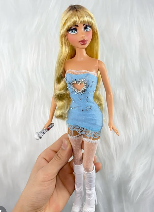 Sabrina Blue heart corset